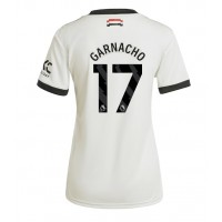 Manchester United Alejandro Garnacho #17 Tredjedrakt Dame 2024-25 Kortermet